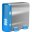 Blue Hard Drive Icon 32x32 png